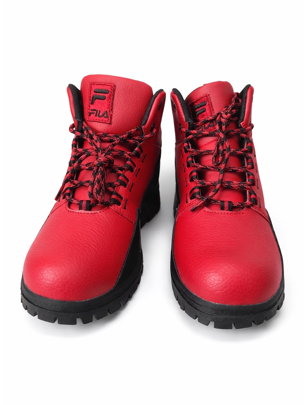 FILA - Men's Derail Trail Boots (1HM01375 603) Red Black Size 7 US NIB *READ